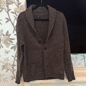 J. Crew Dark Gray Shawl Collar Cardigan